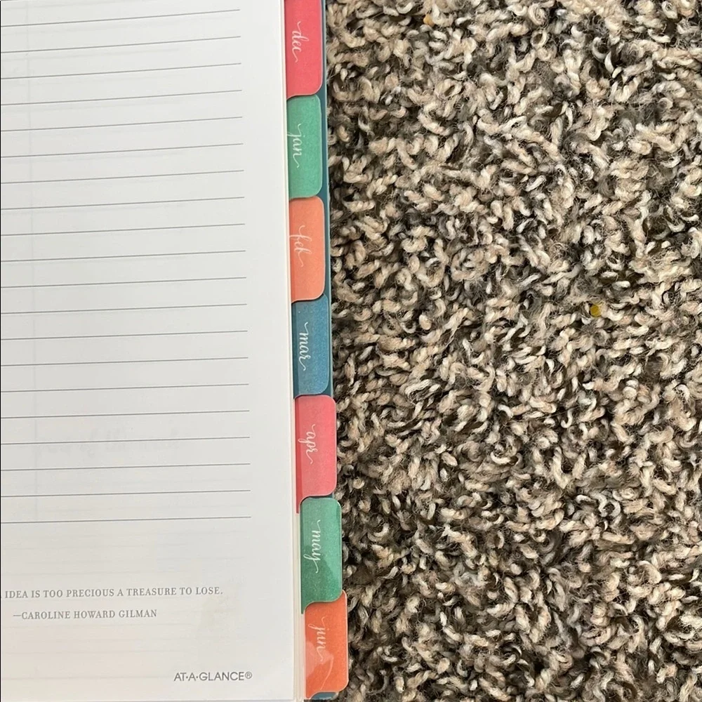 At-A-Glance Academic Pink monthly/weekly Office Planner